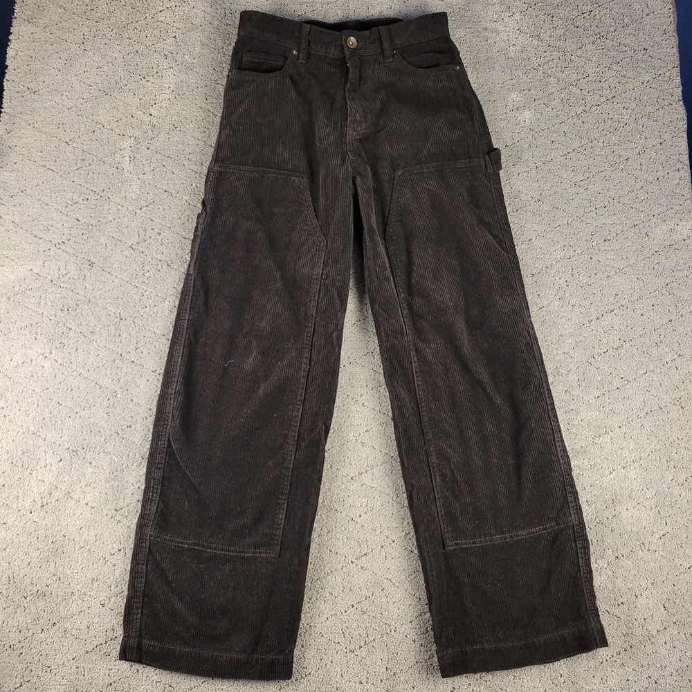 No Boundaries Pants Mens 28x31 Black Corduroy Carpenter Wide Leg Loose Skater